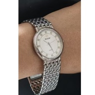 Elgin  Swiss Movement R-9303 Complete Rhinestone Unisex Watch