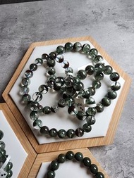 【招正財旺事業必備】半盤綠幽靈(有紅皮) ⚜️8mm-13mm⚜️