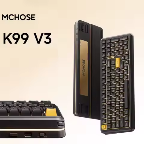 MCHOSE K99 V3 Mechanical Keyboard Wireless Bluetooth Tri-modal ARGB Dual 8k E-sports Gaming Office P