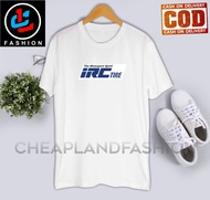 KAOS DISTRO BAJU OTOMOTIF LOGO IRC TIRE THE MOTOSPORT SPIRIT/KAOS OTOMTIF LENGAN PANJANG DAN PENDEK/