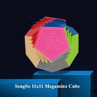 ShengShou 11x11 Megaminx Cube Examinx Magic Cube Stickerless Puzzle SengSo Dodecahedron 12 Faces Pro