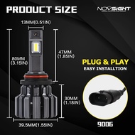 Novsight F03 H11 H7 H4 9005 9006 80W 6000K Car LED Headlight 15000LM Car Auto Headlamp Super Bright 