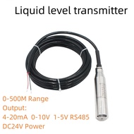 Submersible Water Level Sensor 4 20 Hydrostatic Liquid Level Transmmitter 0-10V RS485 0-5M 0-10M Cab