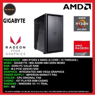 Gaming Value Office PC Desktop AMD Ryzen 5 5600G/8GB/16GB/256GB SSD/512GB SSD/Radeon Graphics/600W
