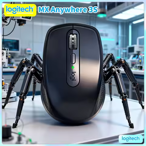 Logitech MX Anywhere 3S Ergonomic Mouse - 8000 DPI, Magspeed Scroll, Silent Click, Office Use For Da