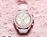 Omega x Swatch 月球系列 太陽系Venus 粉色手錶