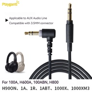 Ptsygantl Headphone Cable Compatible For Sony Wh1000xm2 1000xm3 1000xm4 Headphone 3.5mm Replacement Audio Cable 1.5m