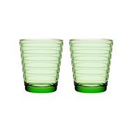 [Hieno] Iittala Aino Aalto Tumbler 22cl 2pc (Apple Green) | Finnish Design | Nordic Glassware | Aino