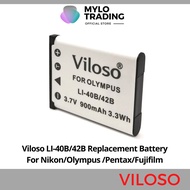 Viloso LI-40B | LI-42B Replacement Battery for Nikon/Olympus /Pentax/Fujifilm LI-40B/42B | Kodak FZ5