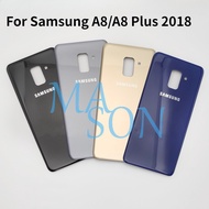 For Samsung Galaxy A8 2018 A530 A530F  A8 plus A730F A730 A730FD Back Battery Cover Rear Glass Housi