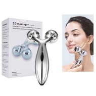 3D Solar Energy Massage Roller Microcurrent Body & Face Massager