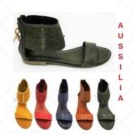 AUSSILIA "Gladiatrices" Gladiator Leather Sandal Italian Series