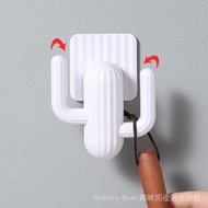 Behind Door Hook Cactus Creative Hook Cute Wall Hanging Wall Door Entrance Storage Key Perforation-F