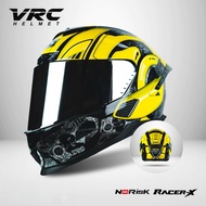 VRC Full Face Helmet bumblebee Motif Original SNI Handsome Package - Adult Full Face Helmet