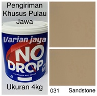 Cat Tembok No drop 4Kg Nodrop Anti Bocor Warna Cream 031 Sandstone