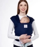 (PL) Geosbaby_q Babywrap Stretchy BABY Carrier BABY Q - NAVY GEOS manual wrap tie