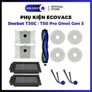 Ecovacs T30C 2026, Deebot T50 Pro Omni Gen 3 Robot Vacuum Cleaner Accessories _ Replacement Accessor