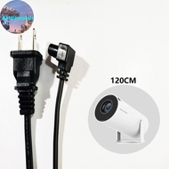 Alittlesearch HY300/HY320 Projector 1.2m Original Extended Power Cord AC Cable Extension Cable Charg