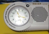老人收音機静音小時鐘2合1再加Mp3  type c充電。 外置充電池