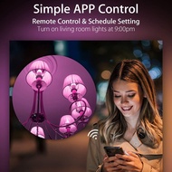 EWelink E14 Wifi Smart Led Bulb RGB C+W Dimmable Lamp E14 Candle Led Light Bulb Works With Alexa Goo