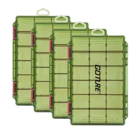 Goture 3600/3700 Large Fishing Tackle Box Fishing Bait Lure Hook Box Bait Storage Case Fish Tool Tac