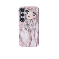 Samsung Galaxy S25 Ultra Case Macaron Pattern Matte Black Soft Case TPU Phone Case Samsung s23ultra/