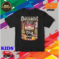 KIDS CUTE CARTOON AXL ROSE TSHIRT DESIGN HIGH QUALITY COTTON