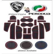 Proton Perodua Interior Rubber Slot Mat Storage Carpet Neo Viva Alza Axia Bezza Exora Aruz X50 X70