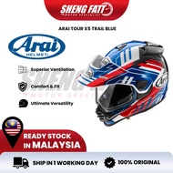 ARAI Tour-X5 Trail Blue Helmet Motor Full Face Touring HelmetSIRIM Adventure Helmet Off Road Helmet 