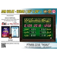 JAM SOLAT SURAU PTIME 26" x 20"