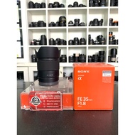 SONY FE 35mm F1.8 Complete Box Former Store Insurance