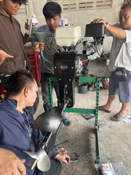 เครื่องเรื่อง15แรงม้าHONDAแท้แบบดึงมือรุ่นเครื่องGX430 เครื่องเบนซินหางสั้นยี่ห้อ CKS รุ่นSC300 แบบป