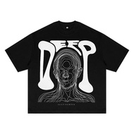 Elevendays Boxy Fit 20s Oversized T-shirt Oversized Black Distro Tshirt for Men