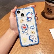 Soft Case Silikon Motif Doraemon Untuk Oppo A15S A16K A15 A16