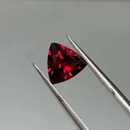 804GA1- UNTREATED NATURAL RED-BLACK GARNET ALMANDINE STONE (specs in photo) 1.96 Carat