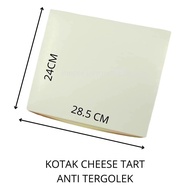 KOTAK CHEESE TART tanpa TRAY WARNA PUTIH