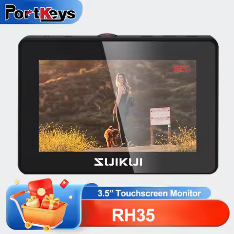 PORTKEYS RH35 3.5" 1080P 30FPS 500nits Camera Monitor for Live Streaming Video Creation