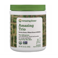 Amazing Grass, Amazing Trio, Barley Grass, Wheat Grass &amp; Alfalfa, 8.5 oz (240 g)