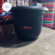 Pot bunga ukuran 60cm hitam tebal / pot besar / pot jumbo