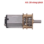Mini N20 DC 3V-6V Micro Kim Loại Động Cơ Giảm Tốc Với Bánh Răng 60 Vòng/phút Tốc Độ Chậm Full Kim Lo