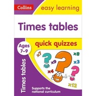 Times Tables Quick Quizzes Ages 7-9 : Ideal for Home Learning by Collins Easy Learning (UK edition, 