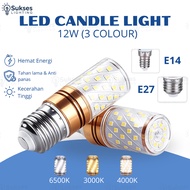CANDLE LIGHT E27 E14 CORN LIGHT 12WATT 3COLOR 3 COLOR 12W