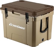 EchoSmile Rotomolded Cooler Box, Portable Ice with Durable Handles, Cup Holders,5 Days Chest, Great