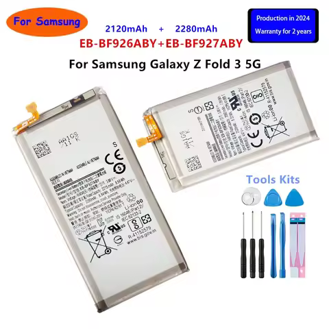 Brand New EB-BF926ABY EB-BF927ABY Battery For Samsung Galaxy Z Fold 3 5G F926 F927 + Replacement Bat