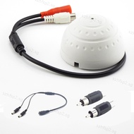 1 to 2 Way Power Splitter Cable CCTV Pickup Microphone Audio Sound DC RCA Male Connector Monitoring 