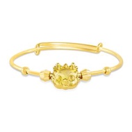 英皇珠寶 - 計價足金系列 : 999.9足金BB龍手鐲 約 0.118両