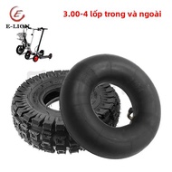 Lốp 3.00-4 Chống Mài Mòn Cho Xe Điện Trẻ Em Xe Tay Ga Xe Lăn ATV Go-Kart - Bánh Xe E300 Chất Lượng C