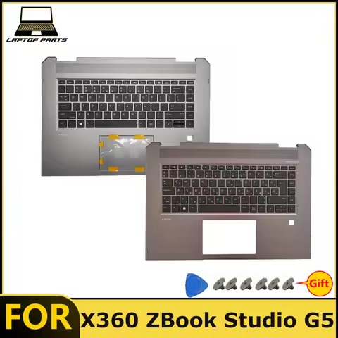 For X360 ZBook Studio G5 L34210-001 Laptop Palmrest with Keyboard with fingerprint New replacement p