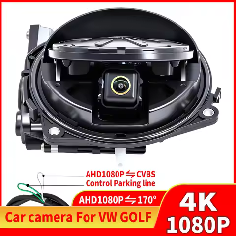 AHD 1080P CVBS- Flip Emblem Logo Reversing Parking Backup Camera CCD HD 170° Car Rear View Camera fo