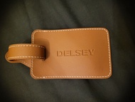 delsey luggage suitcase tag desley 行李牌 leather paris